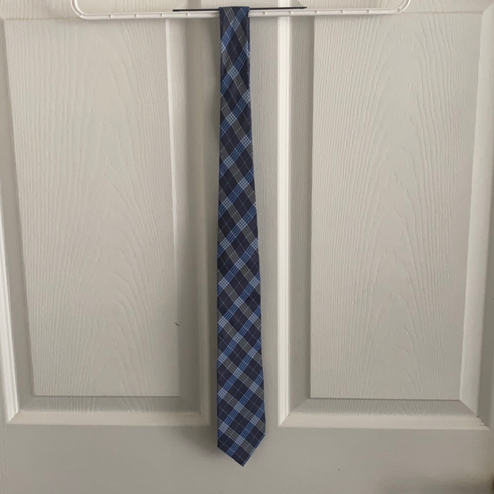 Chaps Blue plaid Tie